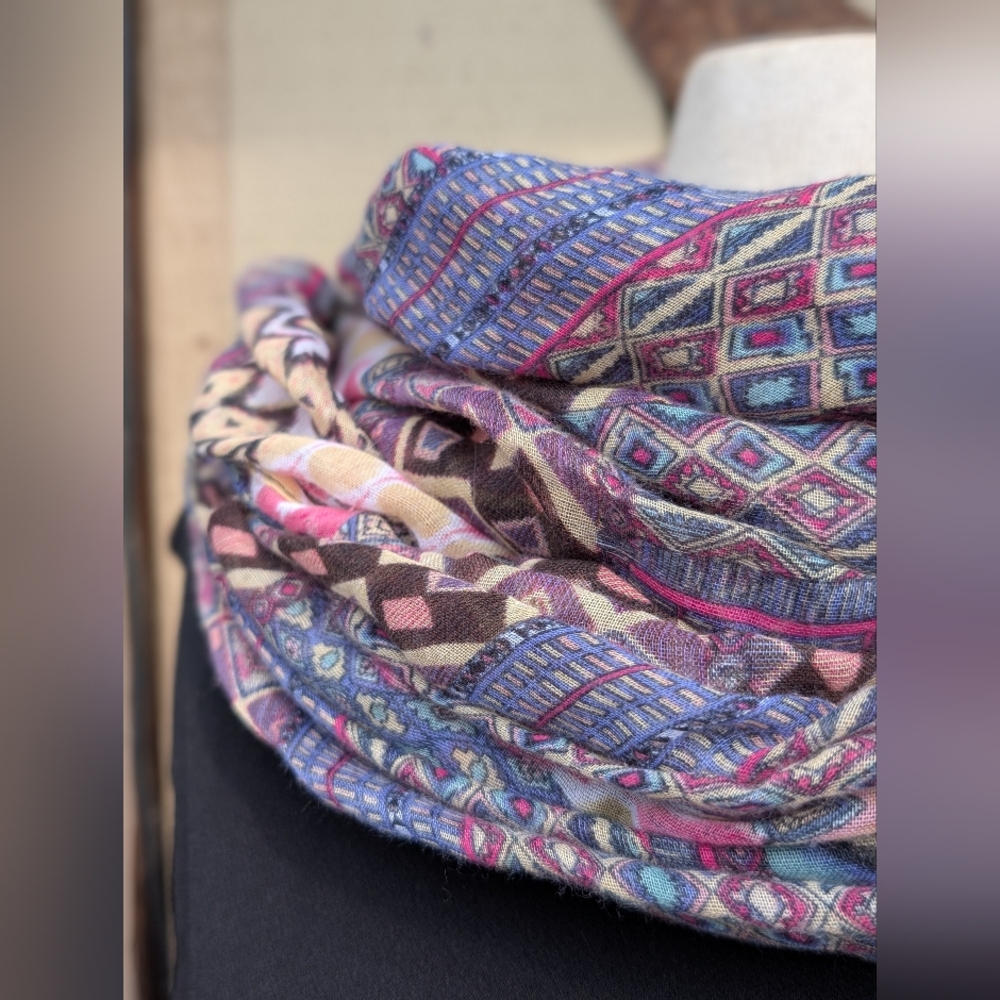 Vibrant Soft Infinity Scarf - Picture 2 of 6